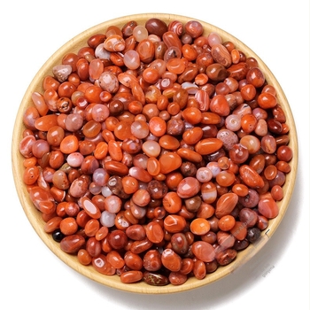 Prirodni južno crveni ahat okrugle čestice za obrazovne arheološke iskopavanja (Obrada: brušenje i poliranje; Pakiranje: PP vrećica; Oblik: geometrija; Vrsta materijala: dragocjeni kameni; Import: Ne)