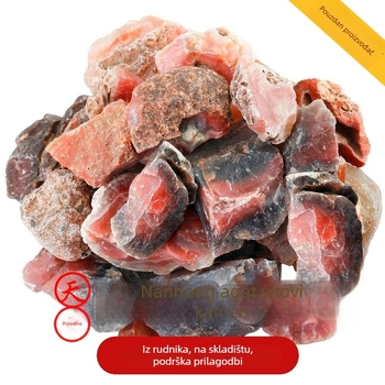 Kristalni sirovi kamen dekorativni predmet - Marka Mingxuan Hong, PP vrećica pakiranje, 100 g