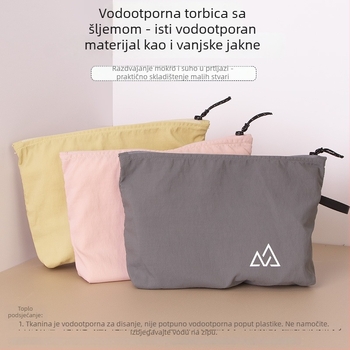 Putna torba za organiziranje – Nylon, pravokutni oblik, višenamjenska, suvremen minimalistički stil, za putovanja i skladištenje kozmetike
