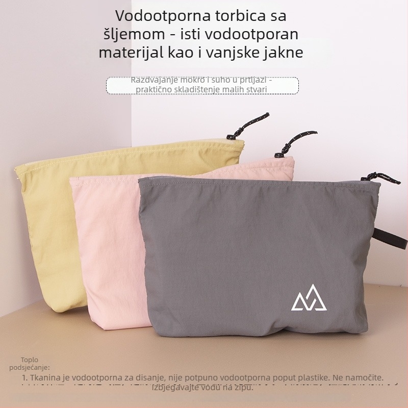Putna torba za organiziranje – Nylon, pravokutni oblik, višenamjenska, suvremen minimalistički stil, za putovanja i skladištenje kozmetike