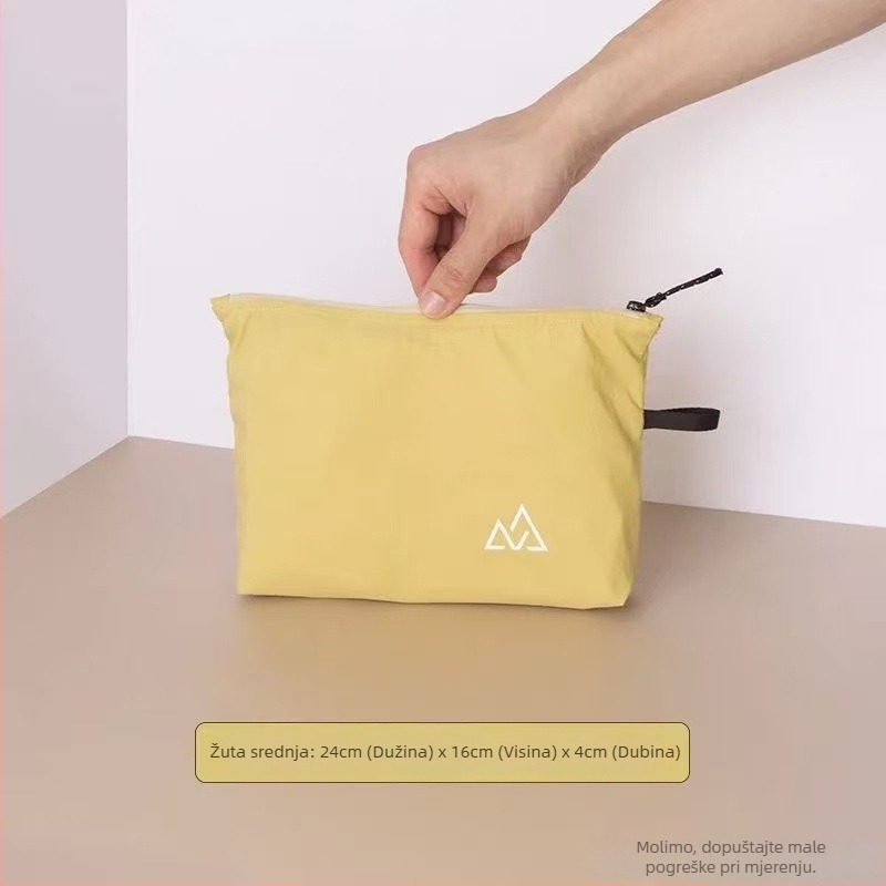 Putna torba za organiziranje – Nylon, pravokutni oblik, višenamjenska, suvremen minimalistički stil, za putovanja i skladištenje kozmetike