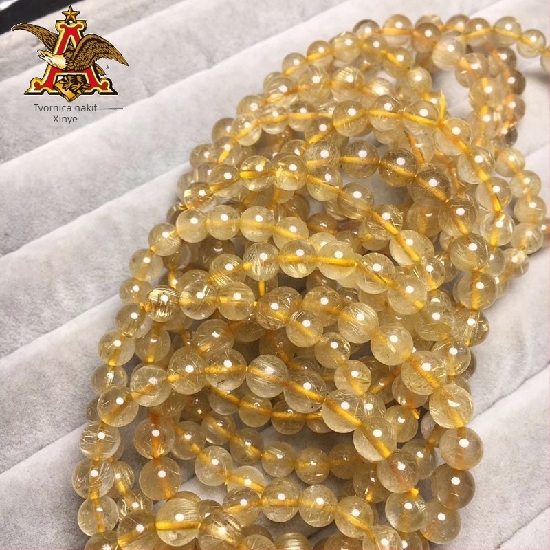 Narukvica od titan kristala, unisex, geometrijski stil, podrijetlo Brazilija