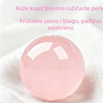Kristalne okrugle perle – polirane, podrijetlo Šantou, DIY dodaci za narukvicu, moderan stil