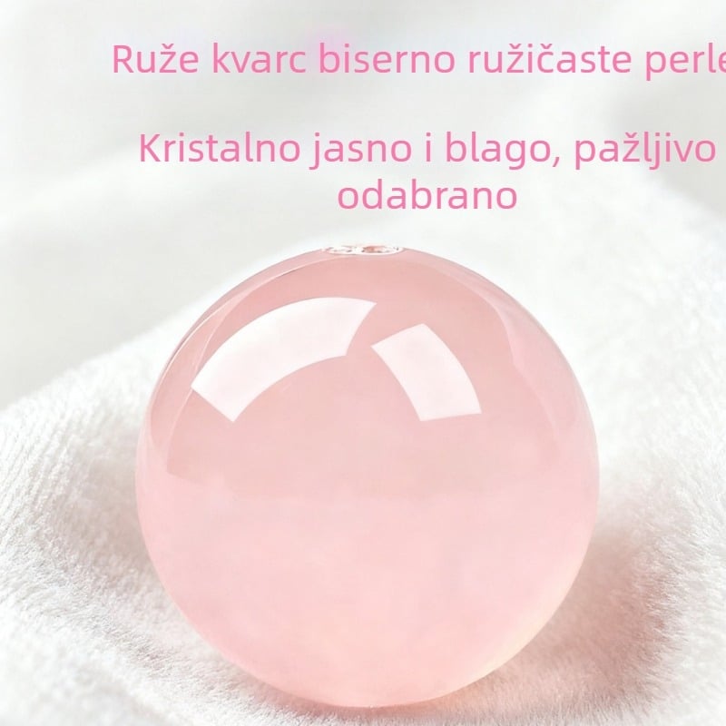 Kristalne okrugle perle – polirane, podrijetlo Šantou, DIY dodaci za narukvicu, moderan stil
