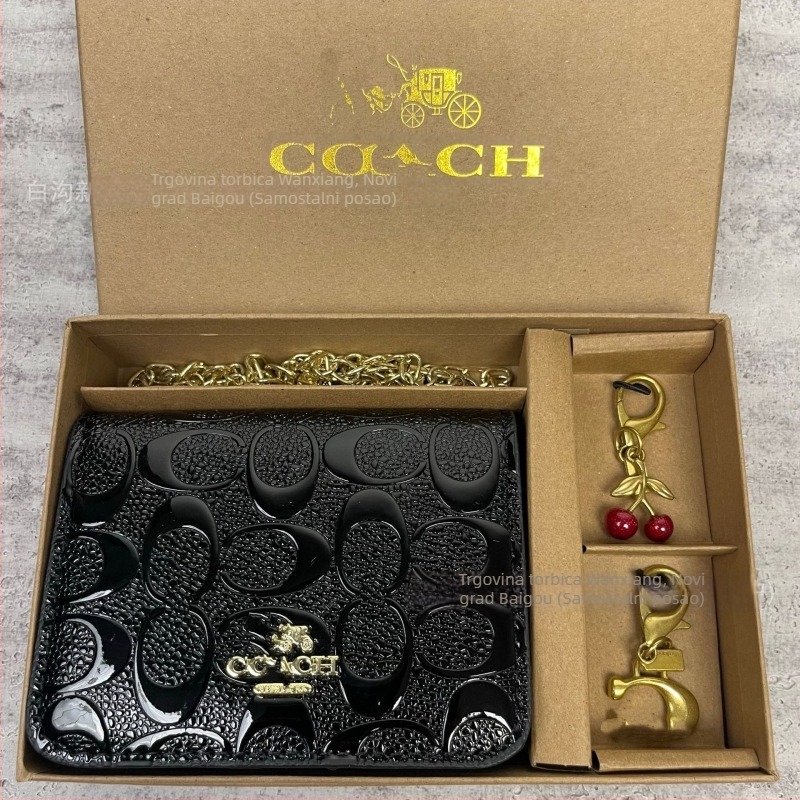 Cross-Border mala clutch od PU – horizontalni kvadratni oblik, otvoreni vrh, unutarnji džep za dokumente, podstava od kože