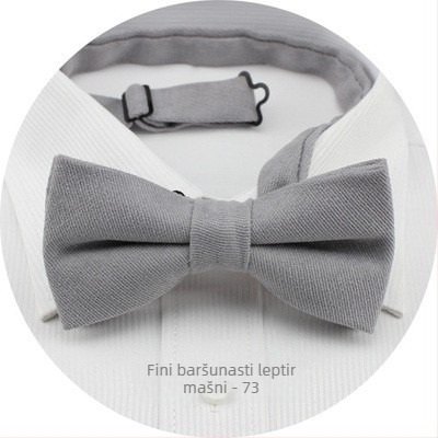 Korduroy mašna za kravatu, unisex, plosna glava, korejski stil, satenski završetak, podstava od korduroja
