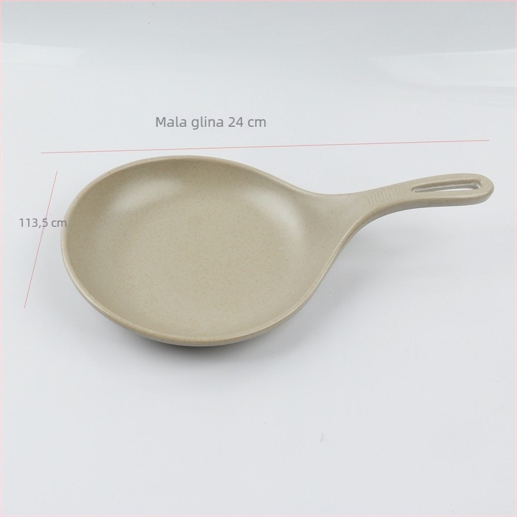 Ručni tanjur od melamina, nordijskog stila, jednostavan dizajn, za odrasle, nije pogodan za mikrovalnu pećnicu