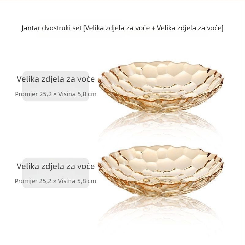 Keramička posuda za voće, vanjskog stila, prvoklasna kvaliteta