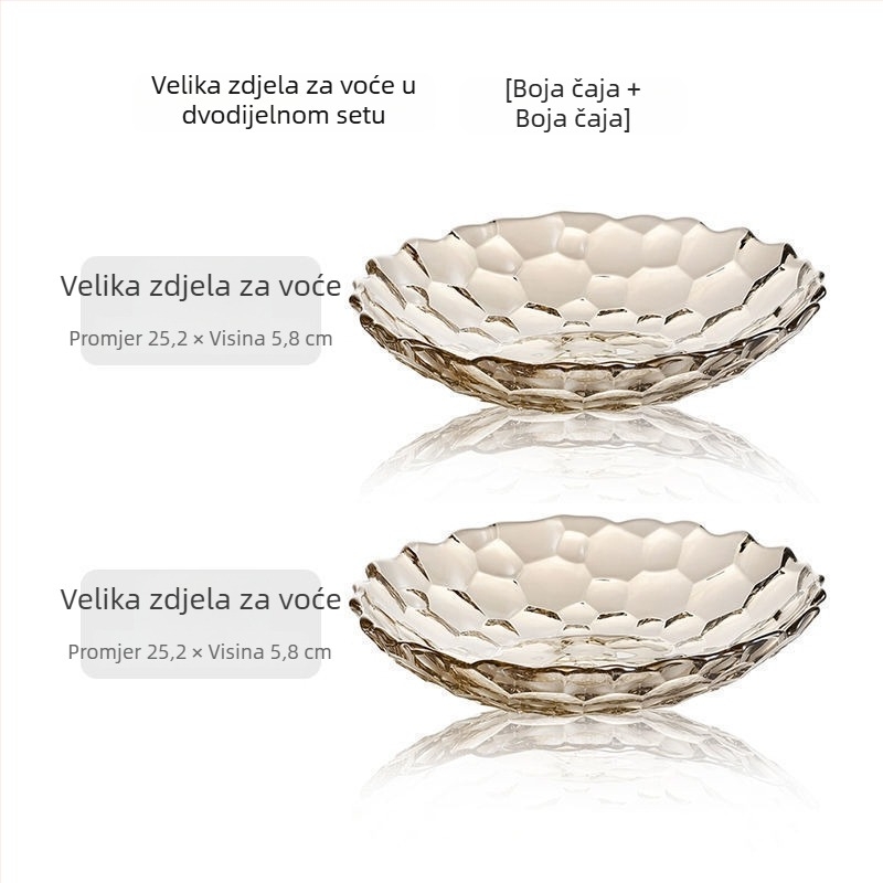 Keramička posuda za voće, vanjskog stila, prvoklasna kvaliteta