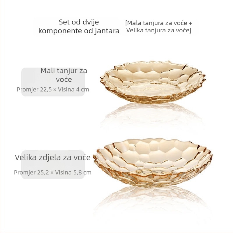 Keramička posuda za voće, vanjskog stila, prvoklasna kvaliteta