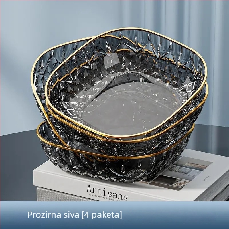 Plastični tanjur za voće, jednostavan stil, lansiran 2024.