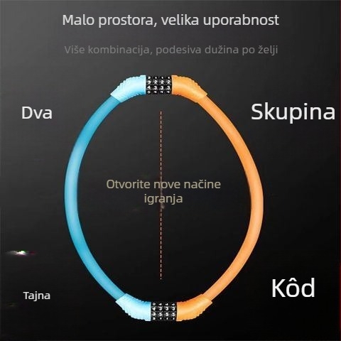 Brava za izlog od stakla sa šifrom, dvostrukim otvaranjem, zaštita od rezanja i krađe, U-oblik mortise brava