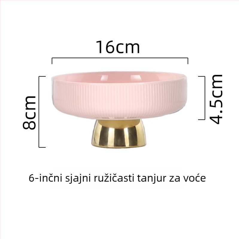 Chen Huang Keramički tanjur voća, Jednostavan stil