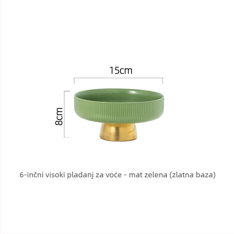 Chen Huang Keramički tanjur voća, Jednostavan stil
