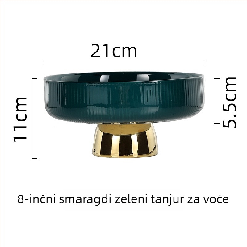 Chen Huang Keramički tanjur voća, Jednostavan stil