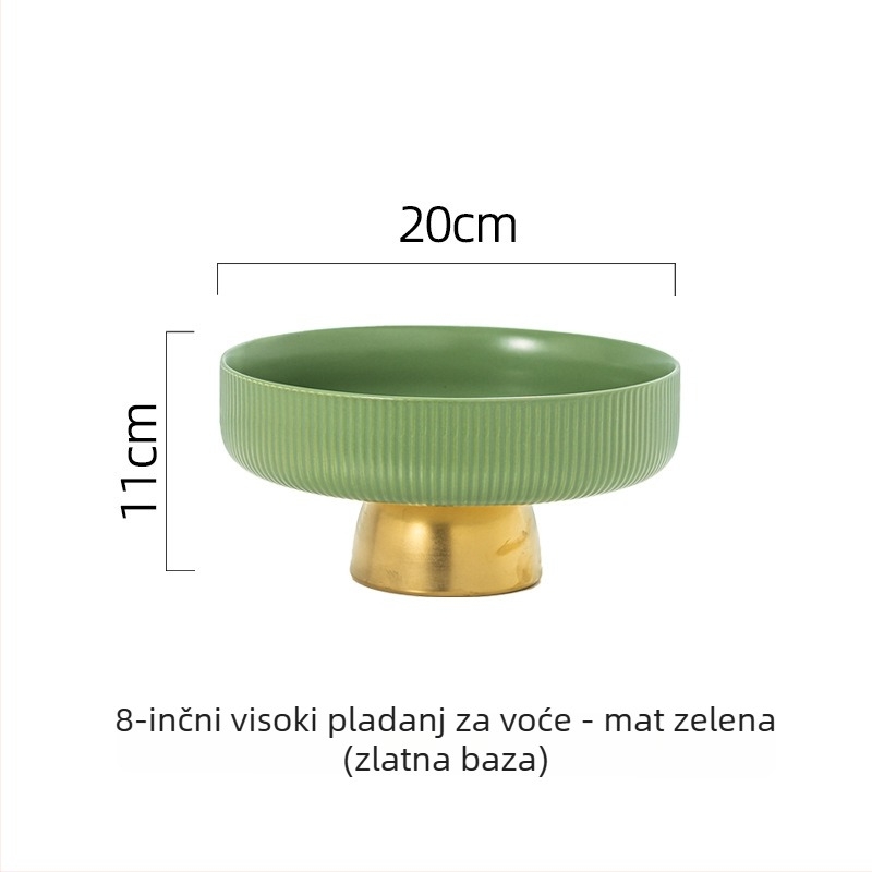 Chen Huang Keramički tanjur voća, Jednostavan stil