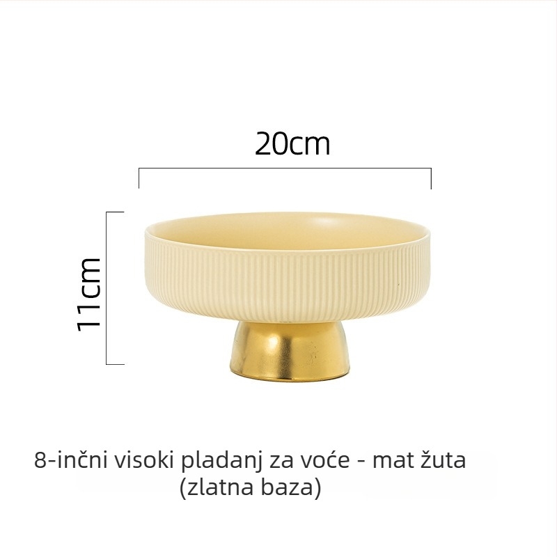 Chen Huang Keramički tanjur voća, Jednostavan stil
