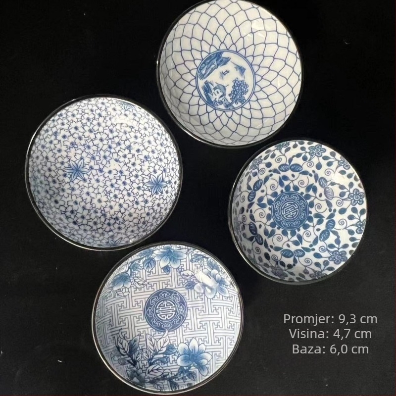 Yifang porcelanski tanjur za voće, novi kineski stil, lagani retro luksuz