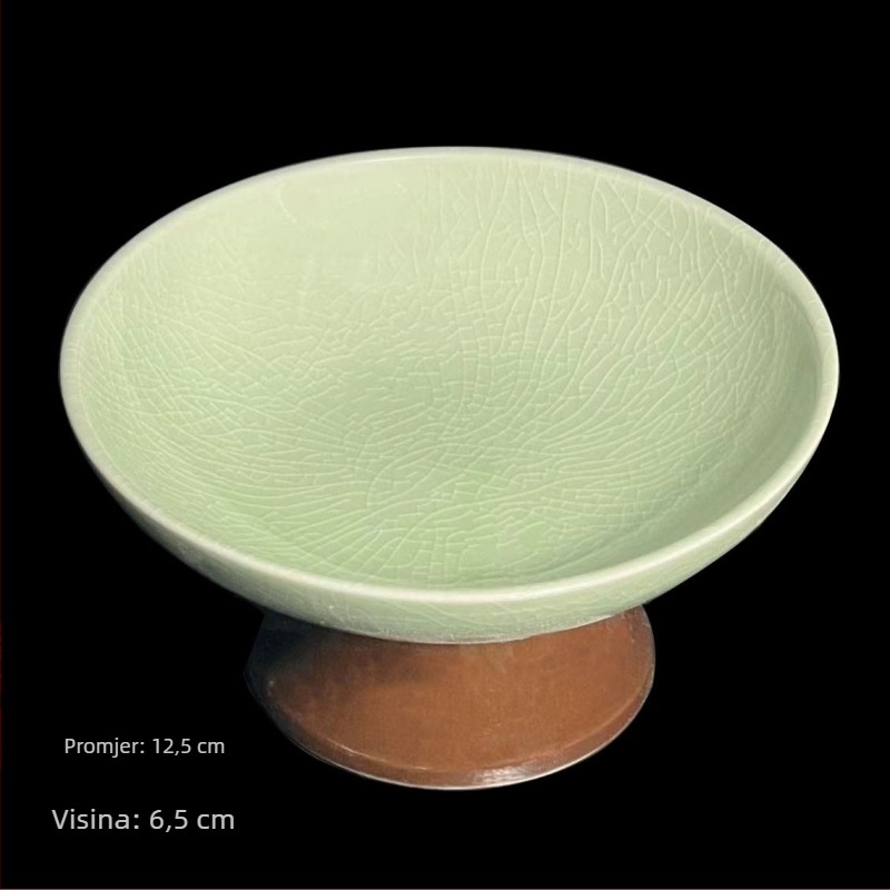 Yifang porcelanski tanjur za voće, novi kineski stil, lagani retro luksuz