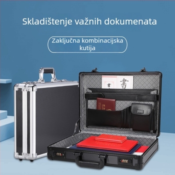 Zaključavajuća sigurnosna kutija za dragocjenosti i dokumente, otporna na prašinu i plijesan, 18L, japanski stil.
