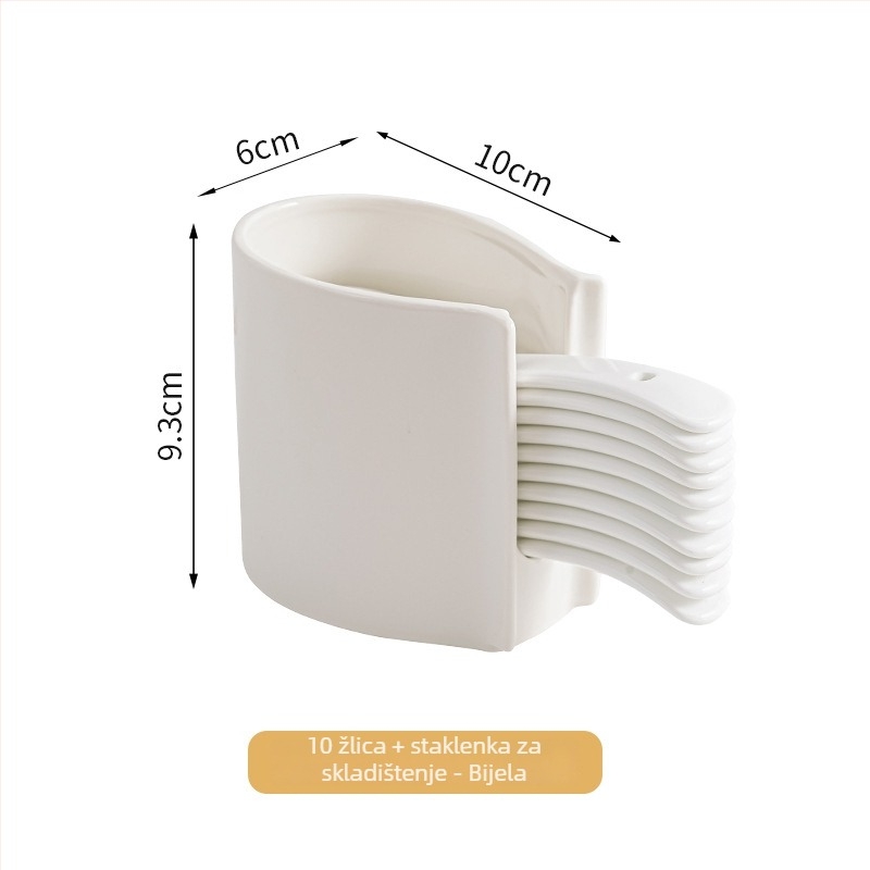 Keramički držač za žlice; lagani luksuzni stil; marka: Aili Ceramics; materijal: keramika; poliranje: vodno brušenje