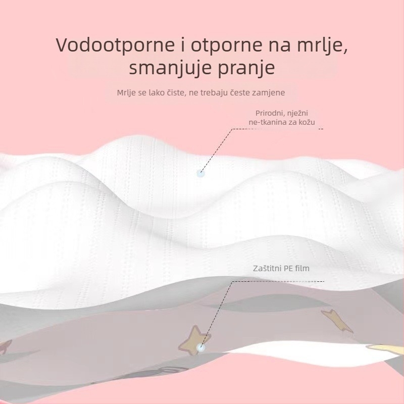 Dječje jednokratne rukave za zaštitu od prljavštine, za sve sezone, crtež, unisex