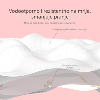 Jednokratne dječje rukave s karikaturnim otiskom, netkani materijal, vodootporne i otporne na zaprljanje, tiskane