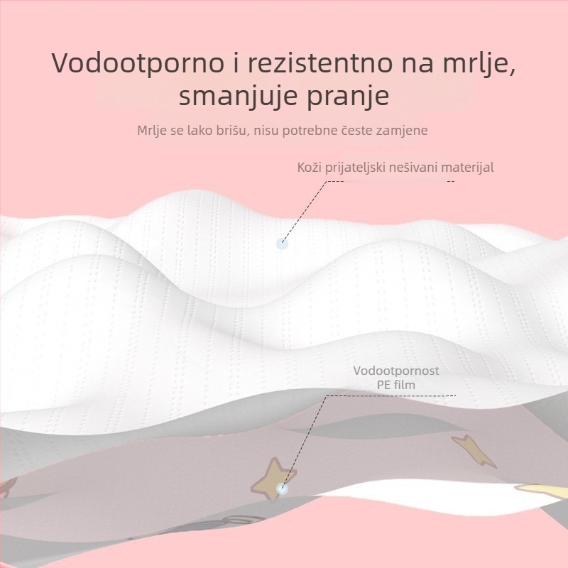 Jednokratne dječje rukave s karikaturnim otiskom, netkani materijal, vodootporne i otporne na zaprljanje, tiskane