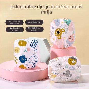 Jednokratne dječje rukave – netkano, vodootporno i otporno na ulje, prozračna membrana, sladak otisak, 800 pari u kutiji