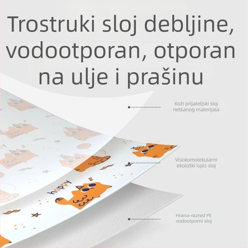 Jednokratne dječje oversleeve za ruke, zaštita od prašine, tkivni materijal, univerzalna prilagodba, monokromatski uzorak