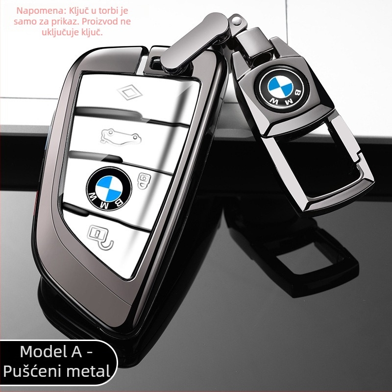 BMW kućište ključeva za serije 5 530, X1, 1. serije, 3. serije 320Li — cinkova zlitina, moderan stil, univerzalno