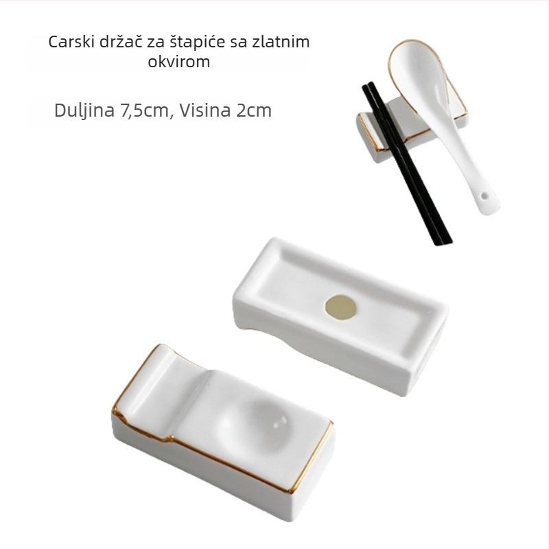 Držač štapića i žlice, keramika, Bone China, dvostruka namjena, mogućnost logotipa, lansirano 2020