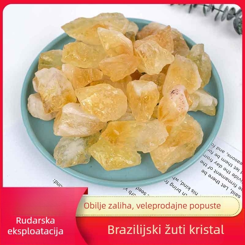 Prirodni kristalni difuzni kamenčići za aromaterapiju, geometrijski dekorativni kristali, čistoća SI1