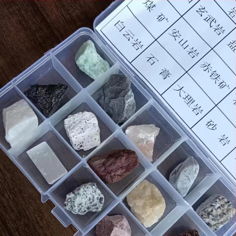 Prirodni kristalni sirovi kamen fragmenti – 15 vrsta mineralnih uzoraka, prirodni kamen, rezanje, prilagodljiva obrada, dekorativni kamen