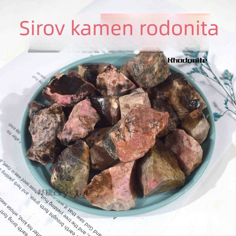 Prirodni ružičasti piroksen kamen s velikim zrnima za difuziju arome