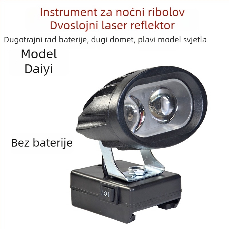 LED radna svjetiljka na bateriju – univerzalna, 100W, 12–80V, 5000K, trajanje LED 5000 h, aluminijsko-plastično kućište