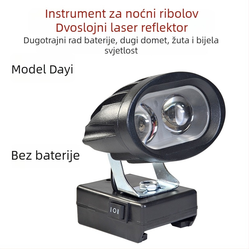 LED radna svjetiljka na bateriju – univerzalna, 100W, 12–80V, 5000K, trajanje LED 5000 h, aluminijsko-plastično kućište