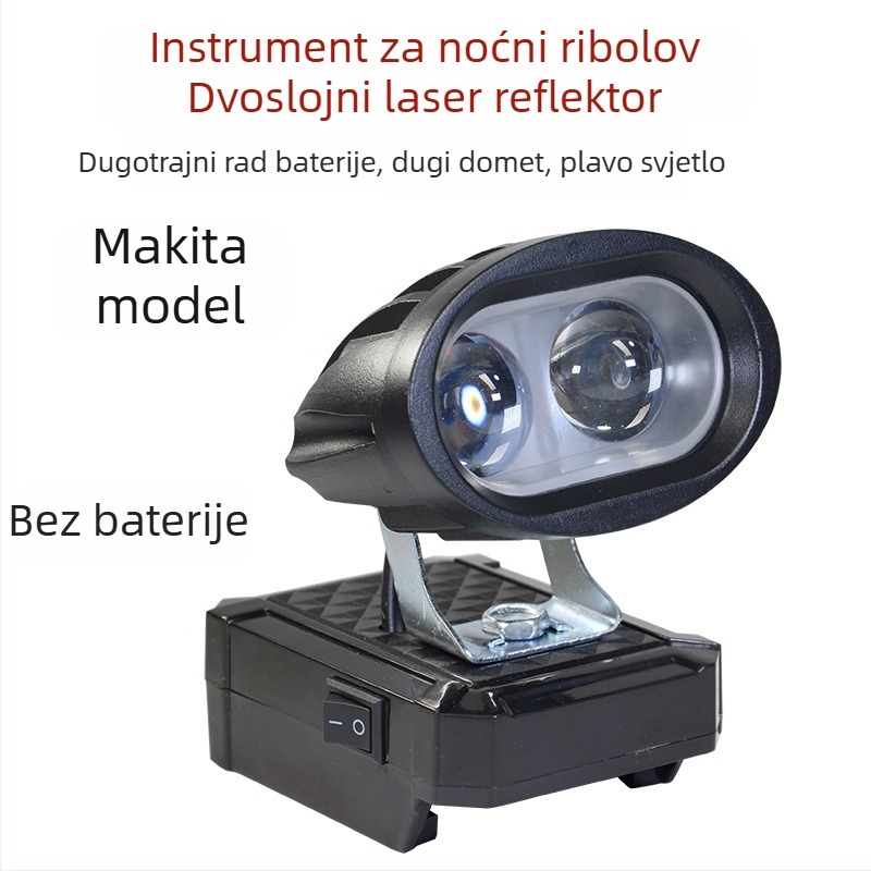 LED radna svjetiljka na bateriju – univerzalna, 100W, 12–80V, 5000K, trajanje LED 5000 h, aluminijsko-plastično kućište