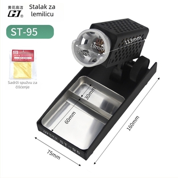 Držač za lemilo ST-90, metalni nosač za lemljenje, 220V, za zavarivanje i održavanje