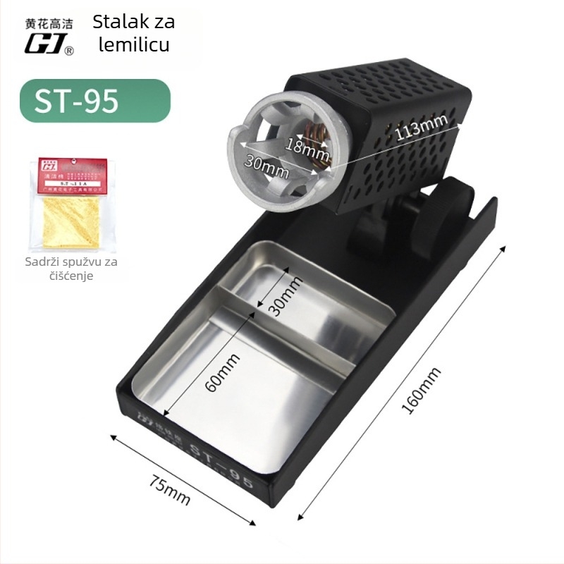 Držač za lemilo ST-90, metalni nosač za lemljenje, 220V, za zavarivanje i održavanje