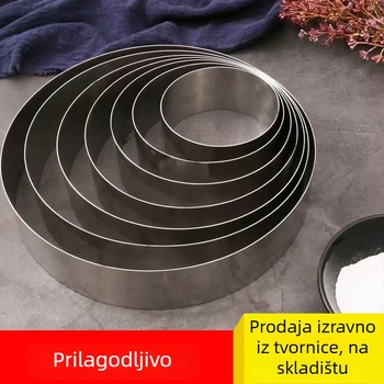 Nehrđava čelična forma za mousse, okrugli kalup za pečenje