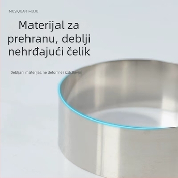 Nehrđava čelična forma za mousse, okrugli kalup za pečenje