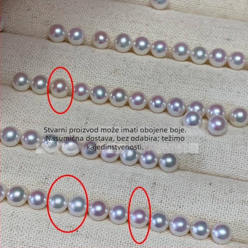 Slatkovodne biserne – okrugle poluprobijene perle, poluproizvodi za DIY