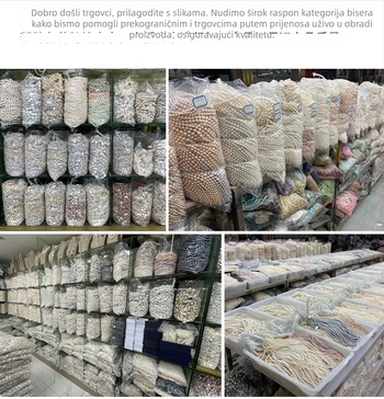 Kisspearl ogrlica od prirodnih slatkovodnih bisera, 925 srebro, kapljasti privjesak, prirodni slatki stil, porijeklo Guangzhou