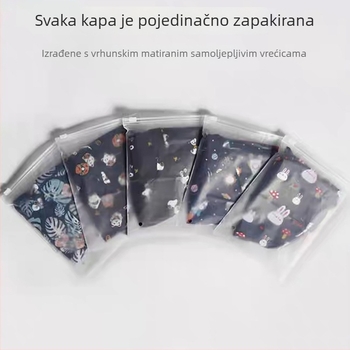 Pamukasta kirurška kapa s cijelim uzorkom, digitalni tisak, DIY dizajn za operacijsku sobu