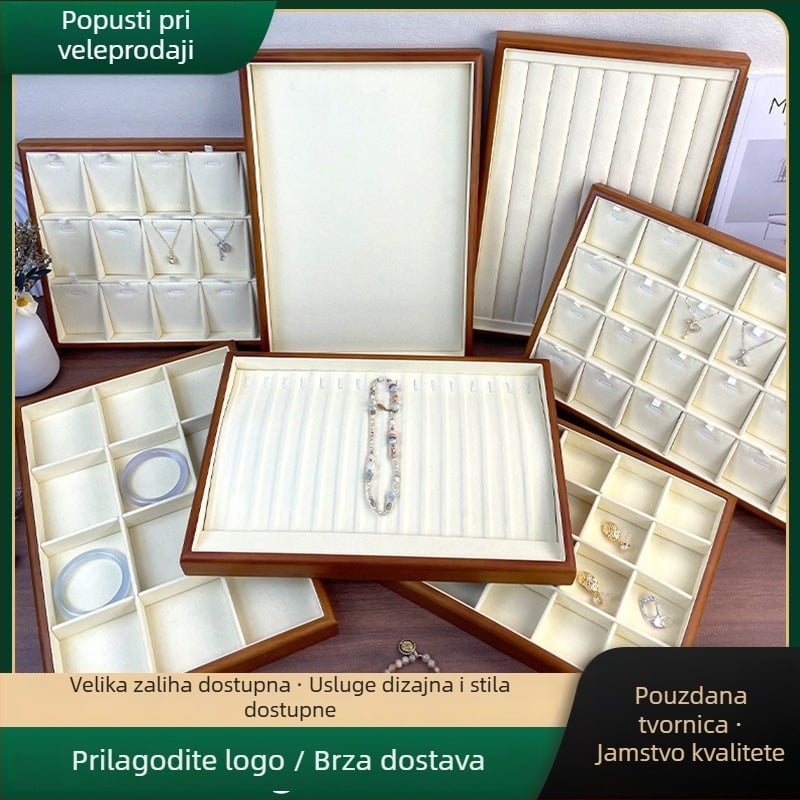 Pladanj za nakit od masivnog drveta za lanac — stalak za nakit, tehnika spajanja, vrhunski dojam