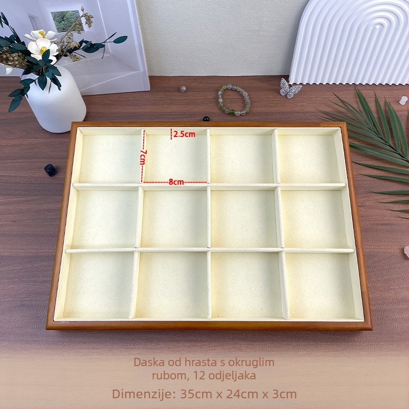 Pladanj za nakit od masivnog drveta za lanac — stalak za nakit, tehnika spajanja, vrhunski dojam