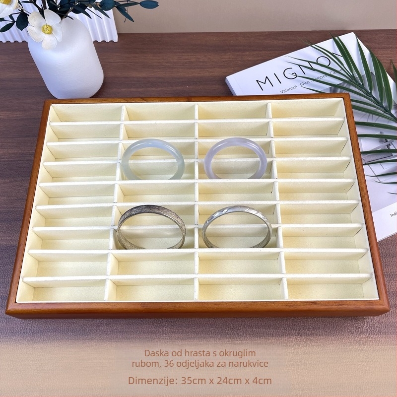 Pladanj za nakit od masivnog drveta za lanac — stalak za nakit, tehnika spajanja, vrhunski dojam