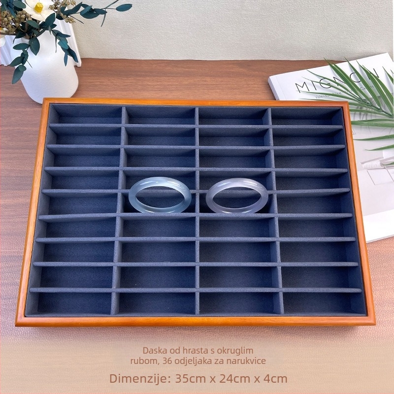 Pladanj za nakit od masivnog drveta za lanac — stalak za nakit, tehnika spajanja, vrhunski dojam