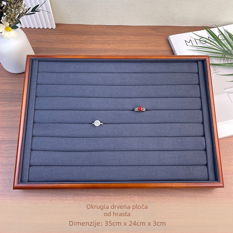 Pladanj za nakit od masivnog drveta za lanac — stalak za nakit, tehnika spajanja, vrhunski dojam